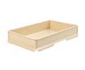 (55266) กะบะพลาสติก สีครีม ขนาดเล็ก (SMALL BAKERY TRAY)